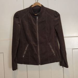 Lucky Brand brown size small courdory jacket